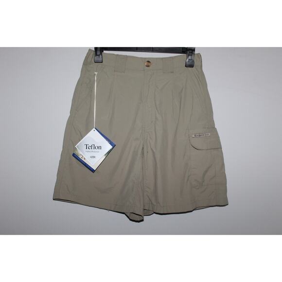 NWT ExOfficio Explorer Short Hiking Nylon Khaki Cargo 8" Men's Size Small H10100 - Picture 10 of 10